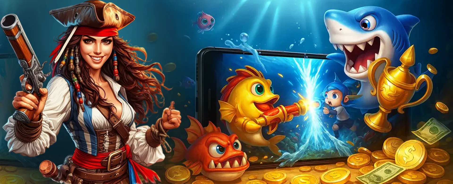 Hero image showing 8k8 online casino and sports betting interface with winning elements