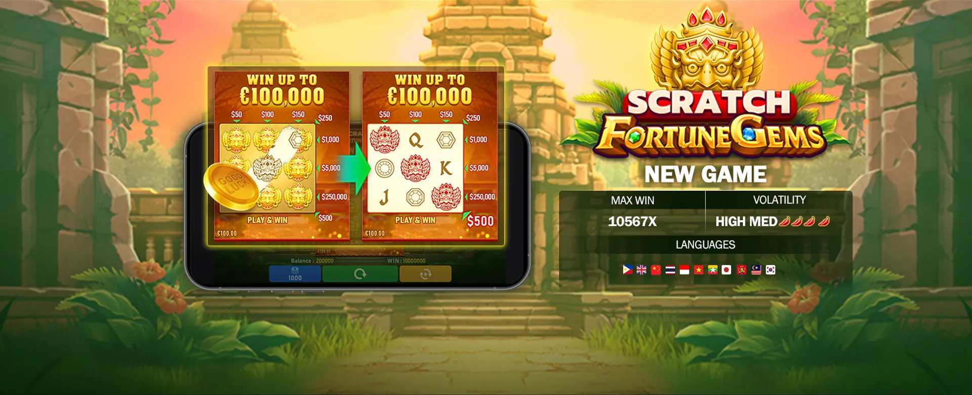 A person confidently looking at a mobile phone displaying 321go online betting interface, with golden light effects, symbolizing secure and premier online entertainment in the Philippines.